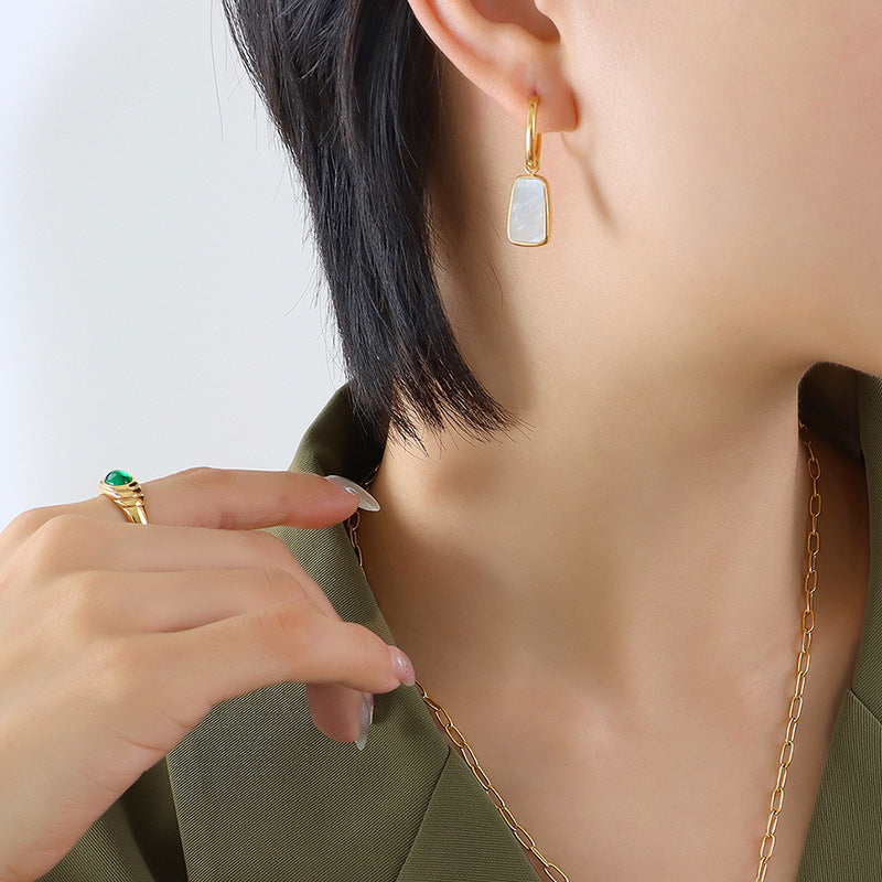 Wholesale Colorful Glossy Elegant Earrings Jewelry Set